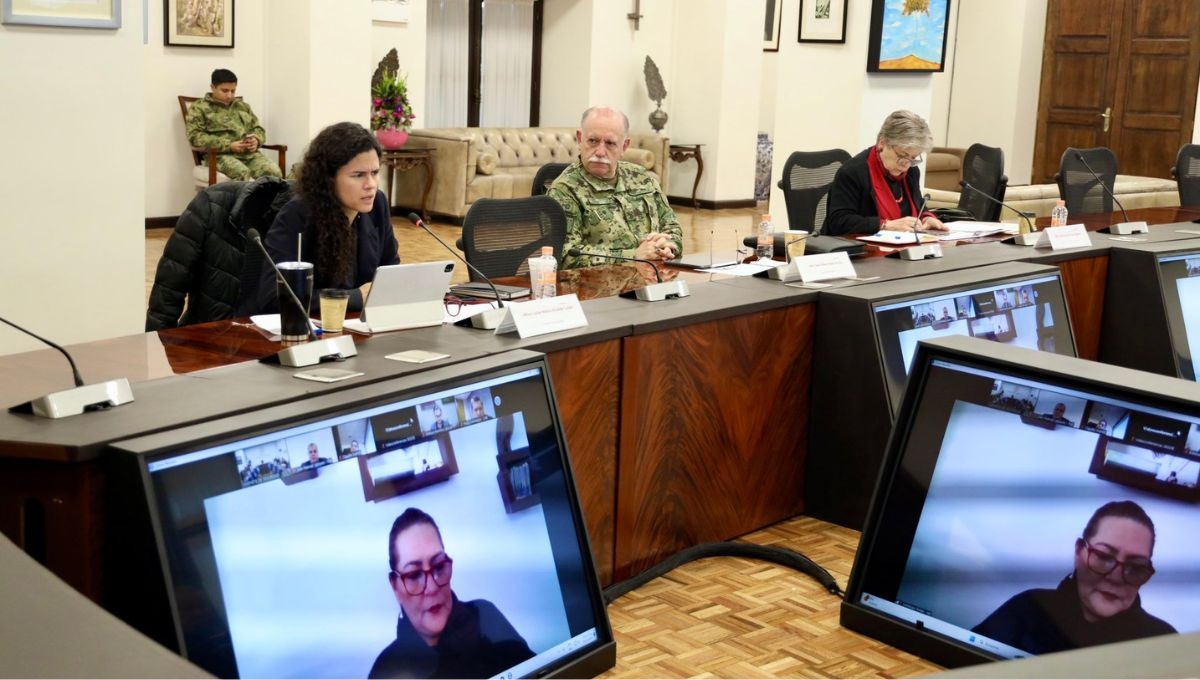 La consejera presidenta del INE, Guadalupe Taddei, se reunió con autoridades federales para acordar las medidas de seguridad para candidatos durante los comicios