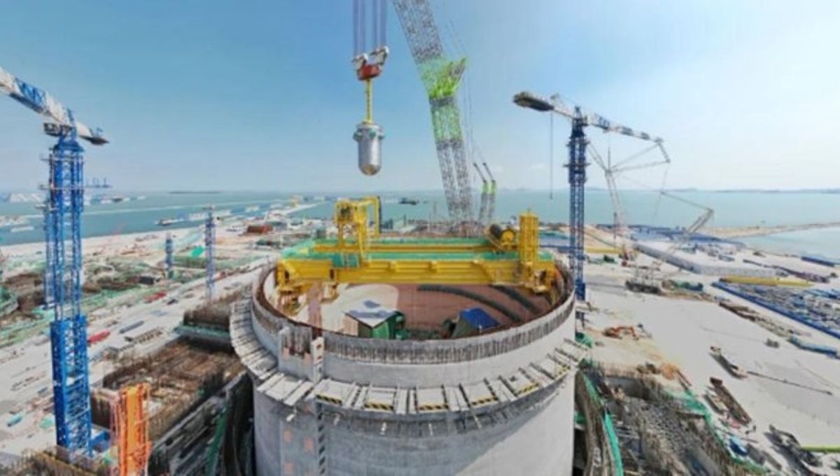China comenzó oficialmente la construcción de la primera fase de la central nuclear de Jinqimen, con seis reactores Hualong One, en Ningbo, provincia oriental china de Zhejiang China comenzó oficialmente la construcción de la primera fase de la central nuclear de Jinqimen, con seis reactores Hualong One, en Ningbo, provincia oriental china de Zhejiang