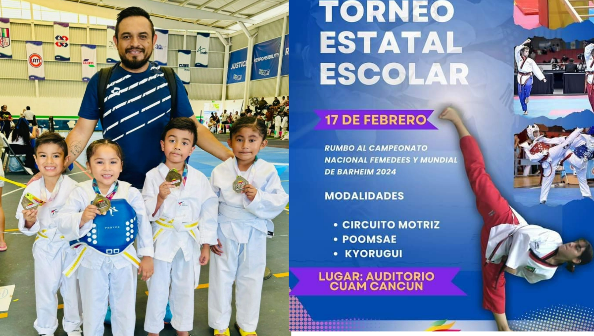 Obtuvieron nueve preseas doradas y cinco argentas en una competencia en Cancún
