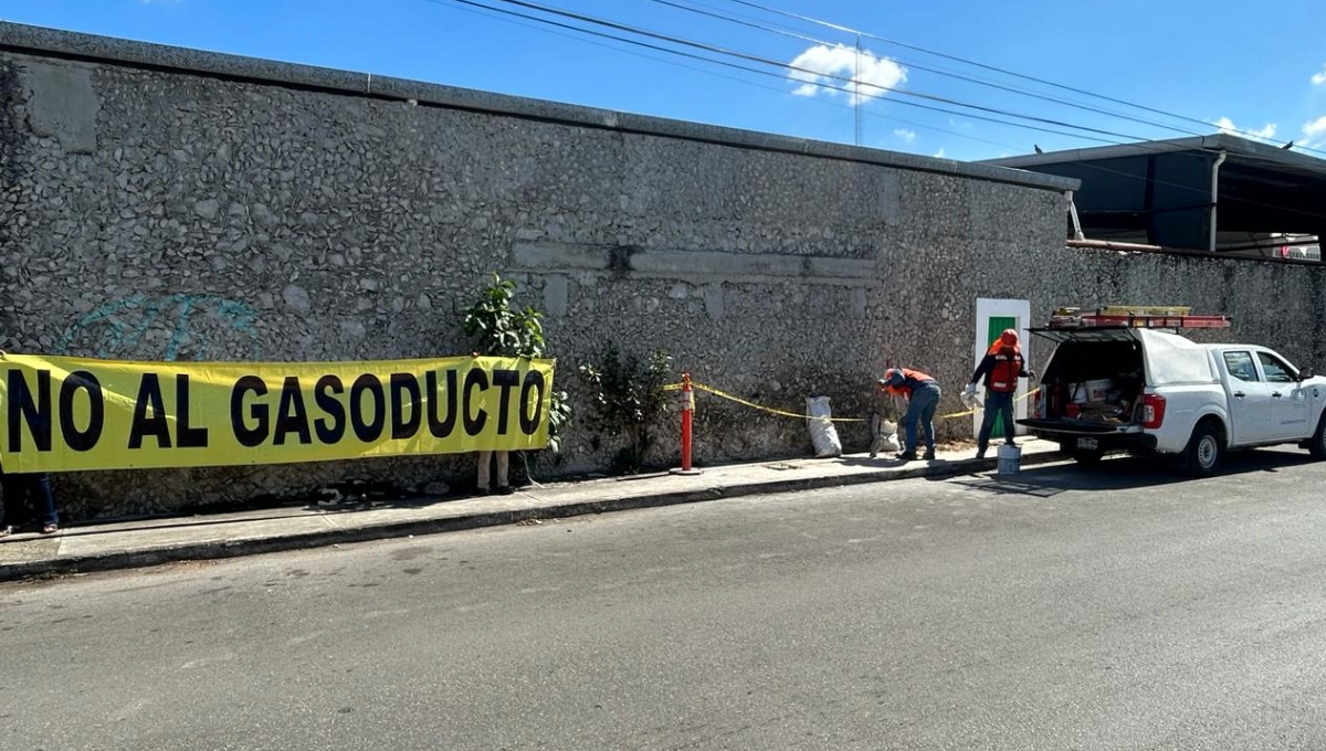 En sus redes sociales, los habitantes de la zona publicaron “la evidencia de esta violación”