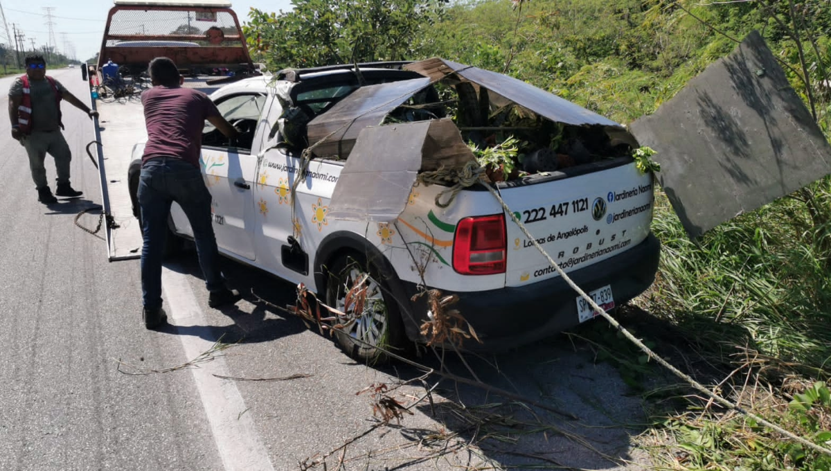 El accidente se registró cerca de las 13:30 horas de este domingo El accidente se registró cerca de las 13:30 horas de este domingo