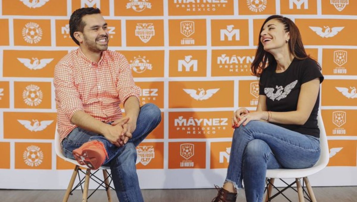 Jorge Álvarez Máynez presentó a la senadora Laura Ballesteros como su coordinadora de campaña