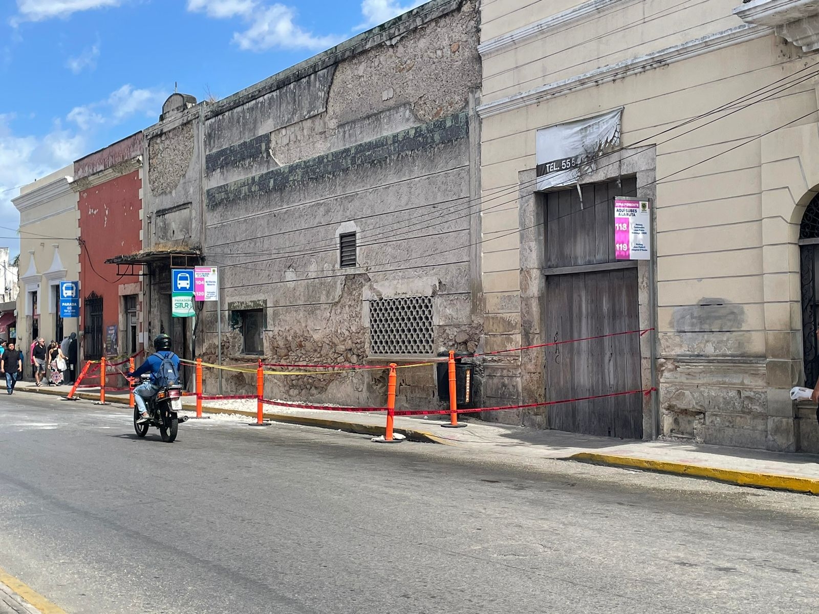 La mujer fue trasladada a un hospital de Mérida
