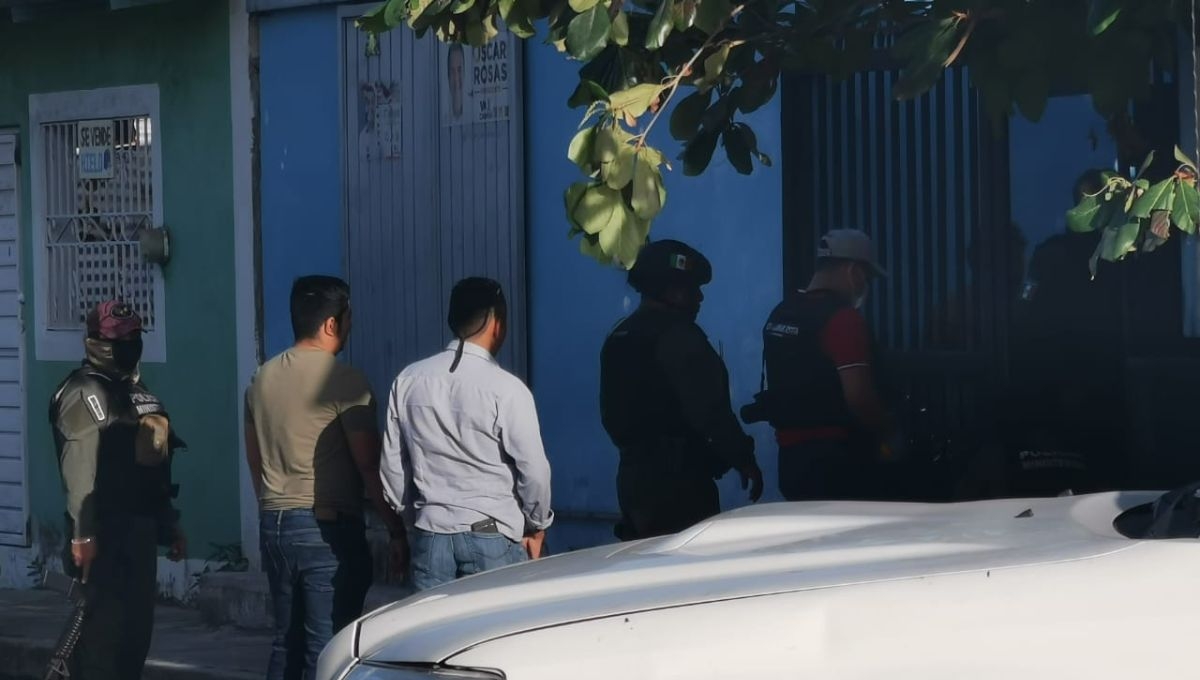 Este fue el resultado del cateo en Ciudad del Carmen Este fue el resultado del cateo en Ciudad del Carmen