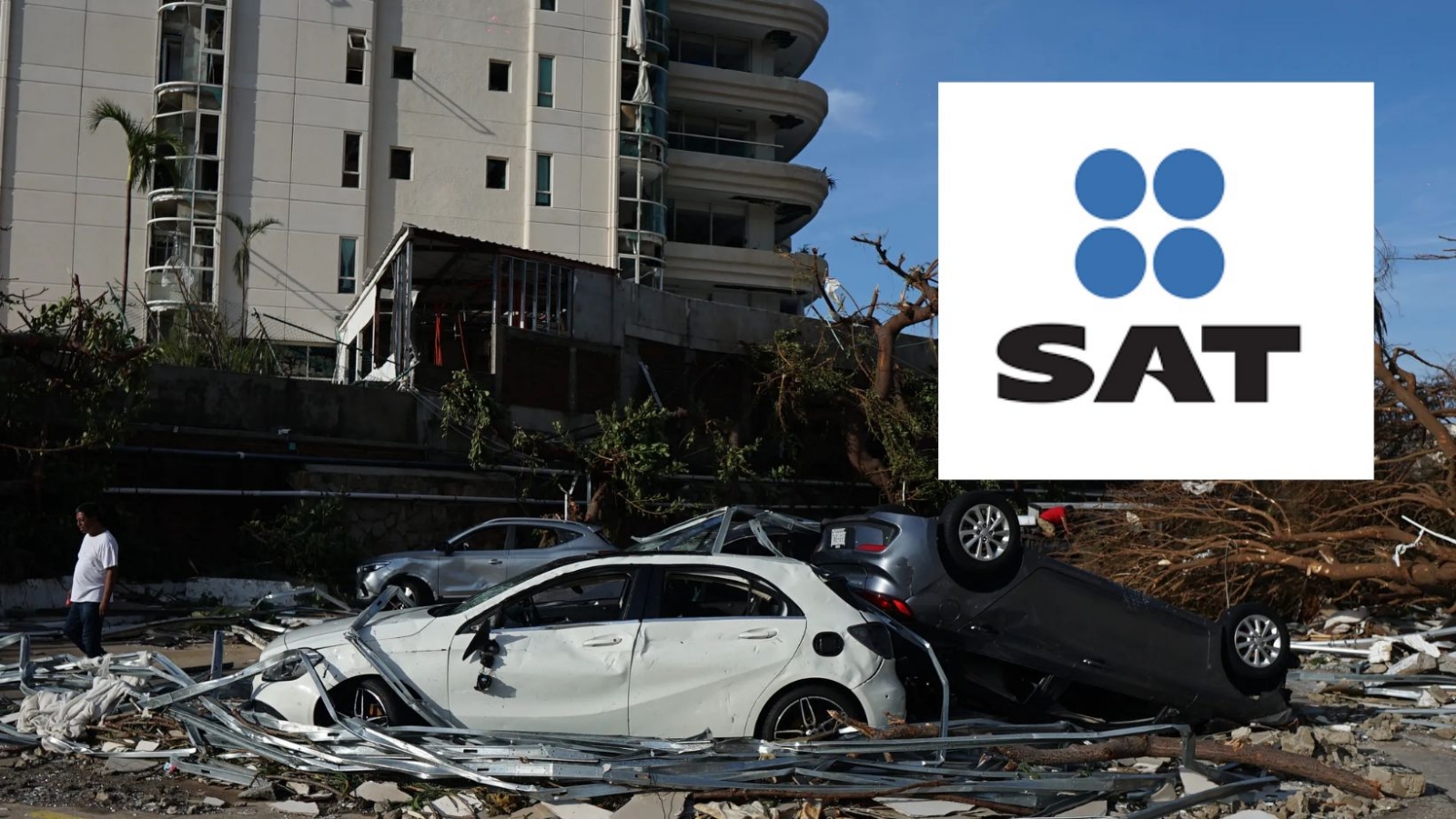 SAT otorga beneficios fiscales a más de mil contribuyentes afectados por Huracán Otis