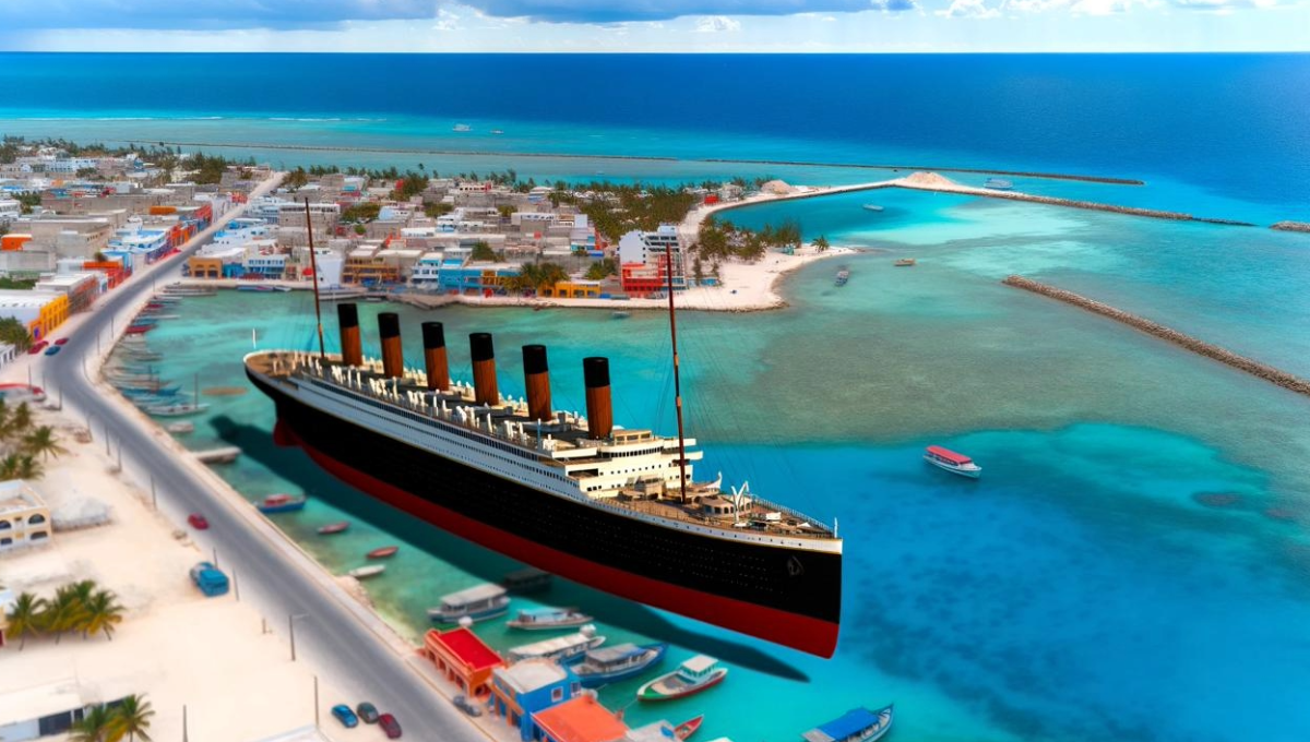 Ofrece una visión intrigante de cómo habría sido la presencia del Titanic Ofrece una visión intrigante de cómo habría sido la presencia del Titanic