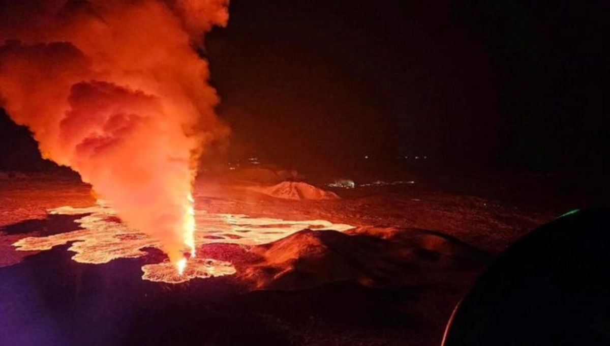 Volcán en Islandia entra en actividad por tercera ocasión en dos meses