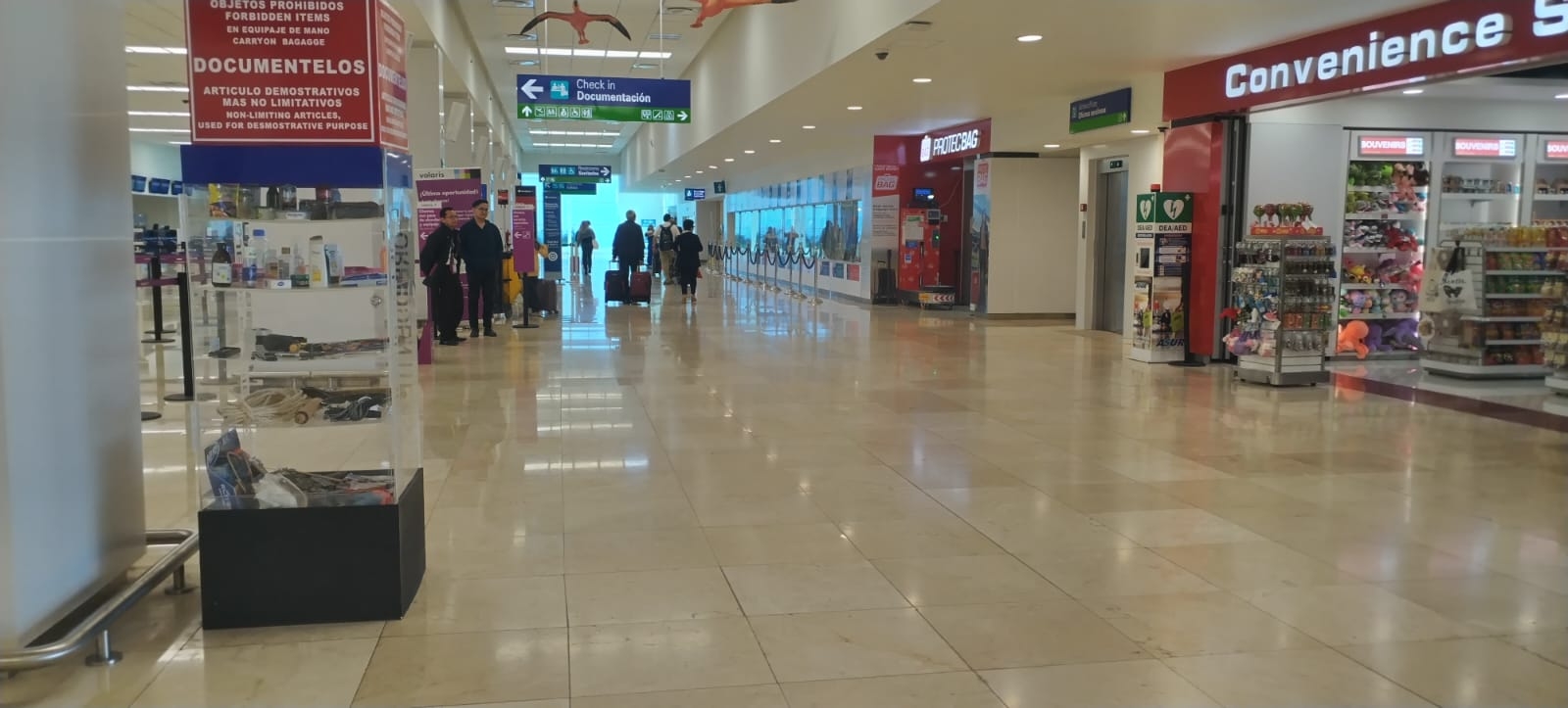 Hay baja afluencia de viajeros en el aeropuerto de Mérida Hay baja afluencia de viajeros en el aeropuerto de Mérida