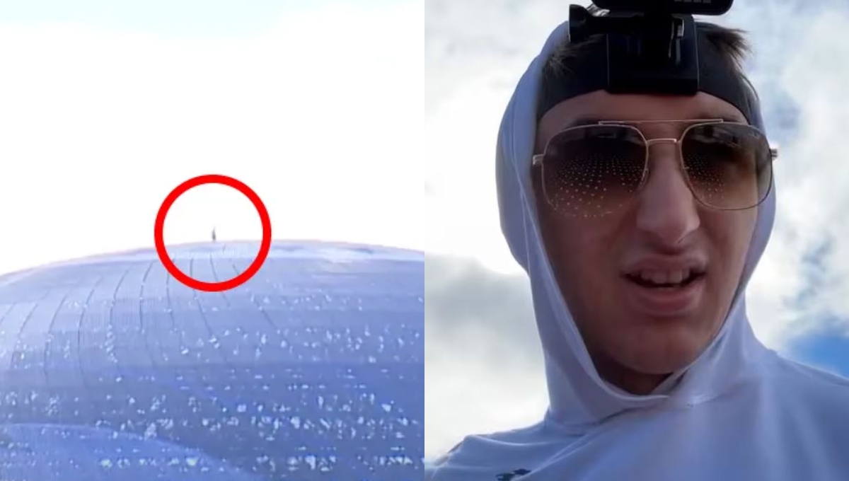 El influencer Maison Des Champs fue detenido luego de subir a The Sphere El influencer Maison Des Champs fue detenido luego de subir a The Sphere