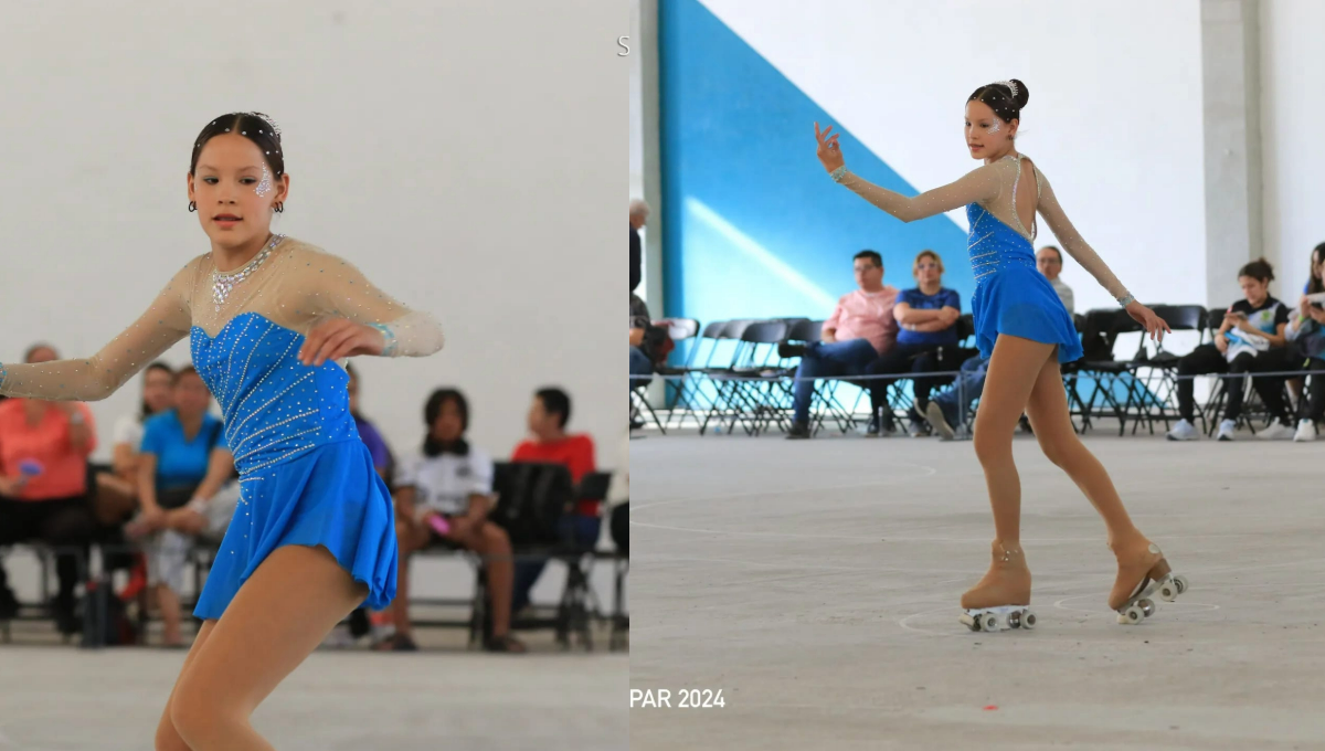 Alejandra Roldán, la joven promesa del patinaje artístico sobre ruedas que brilló en la Copa FEMEPAR