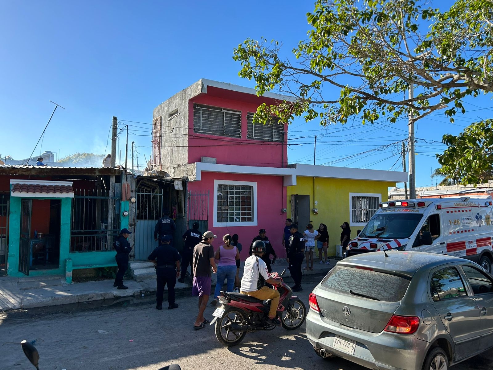 Solamente se registraron daños materiales