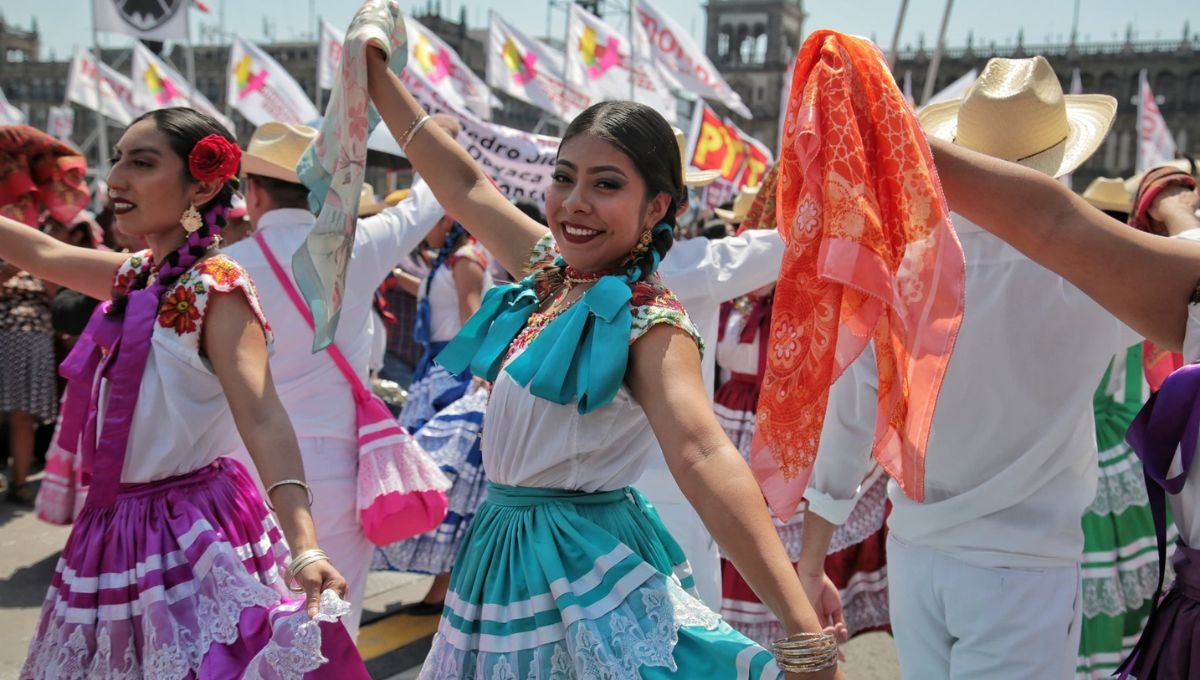 El Zócalo está lleno para la presentación de Claudia Sheinbaum