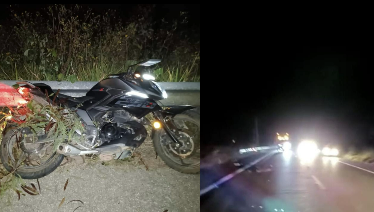 Presumiblemente esa persona fue embestida por un vehículo cuando circulaba sobre la carretera federal y la unidad responsable se dió a la fuga.