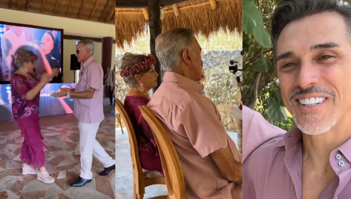 Sergio Mayer compartió el momento a través de sus redes sociales