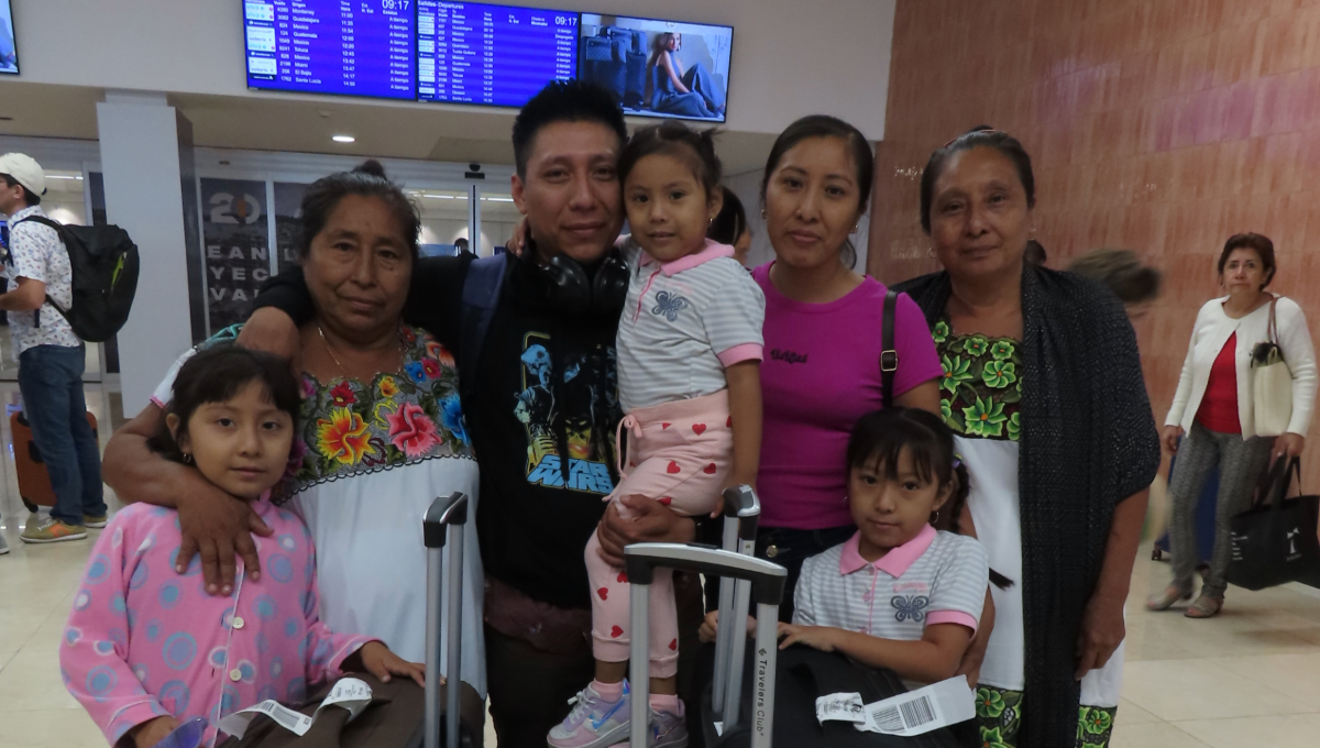 Rafael Alpuche Uicab fue recibido por su familia Rafael Alpuche Uicab fue recibido por su familia