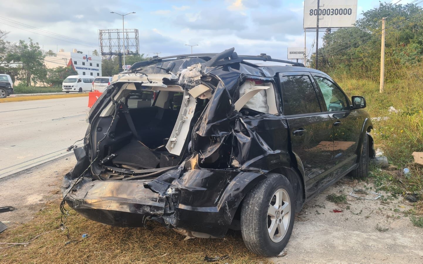 Los cinco lesionados fueron trasladados a un hospital de Cancún Los cinco lesionados fueron trasladados a un hospital de Cancún