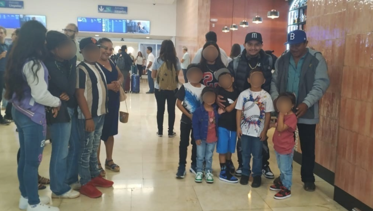 El migrante dijo que regresa muy satisfecho y feliz de volver abrazar a su esposa e hijos El migrante dijo que regresa muy satisfecho y feliz de volver abrazar a su esposa e hijos