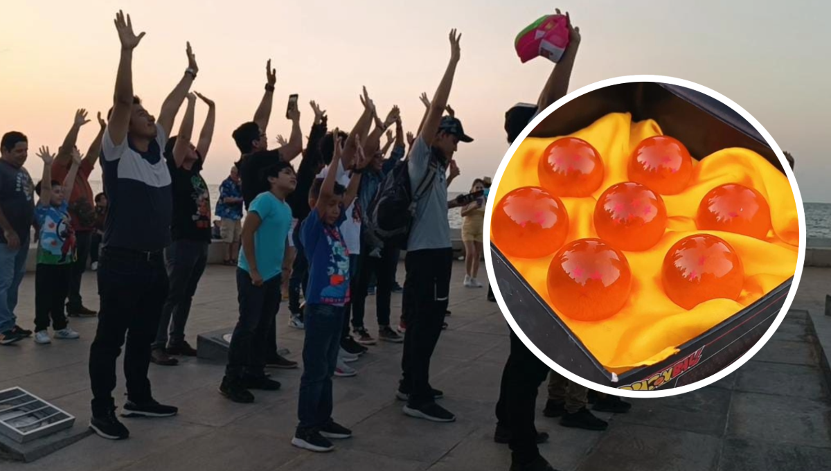 La multitud de fans de Dragon Ball se reunió en el malecón de Campeche La multitud de fans de Dragon Ball se reunió en el malecón de Campeche