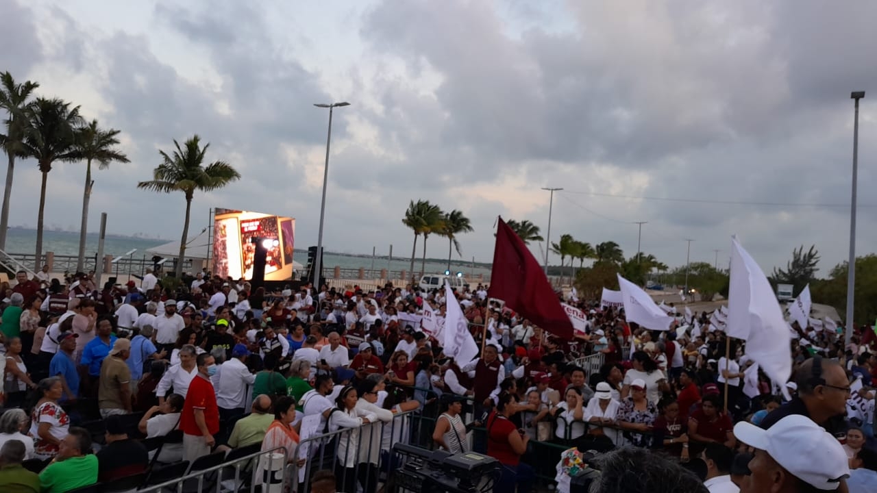 La candidata Claudia Sheinbaum encabezará en Cancún