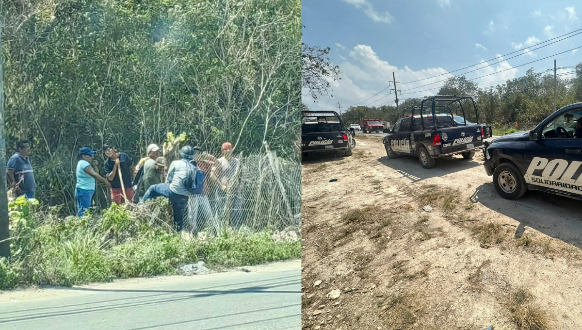 Invasores reclaman terreno ejidal en Playa del Carmen con maquinaria pesada