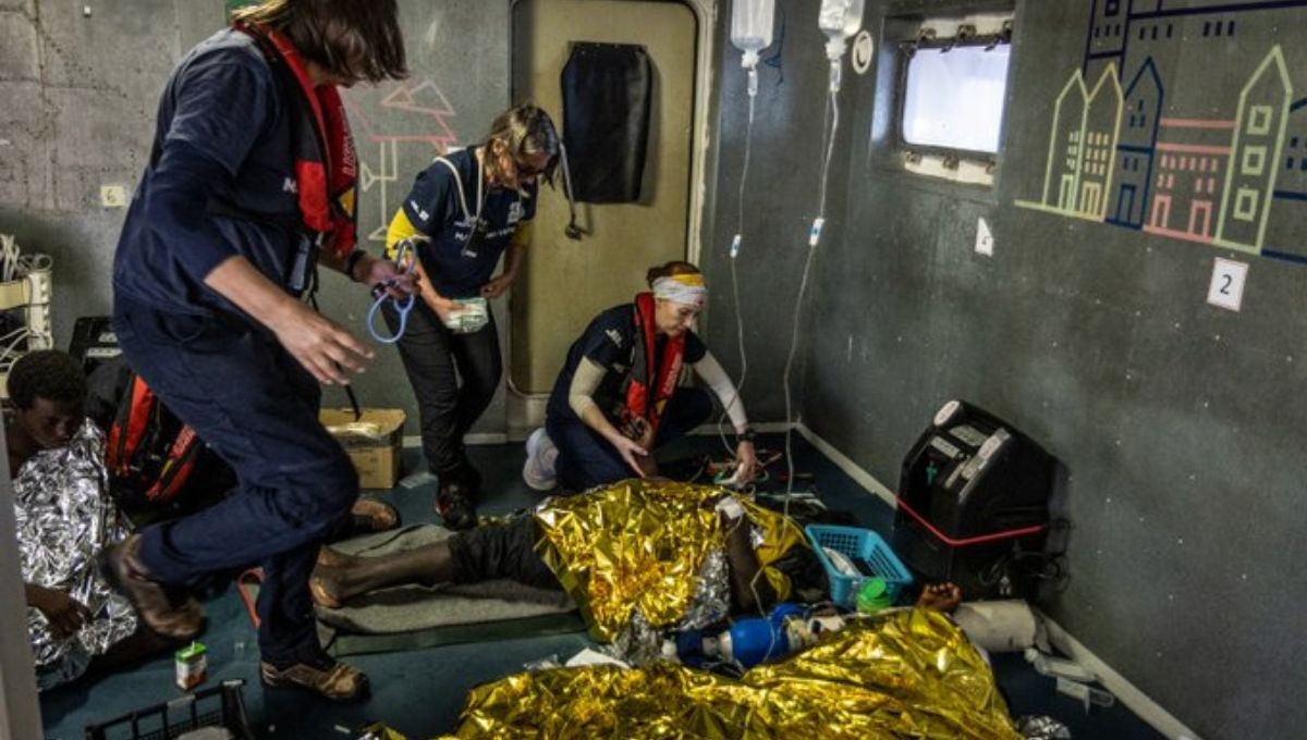 Al menos 60 migrantes muertos en un naufragio en el Mediterráneo central tras una semana a la deriva