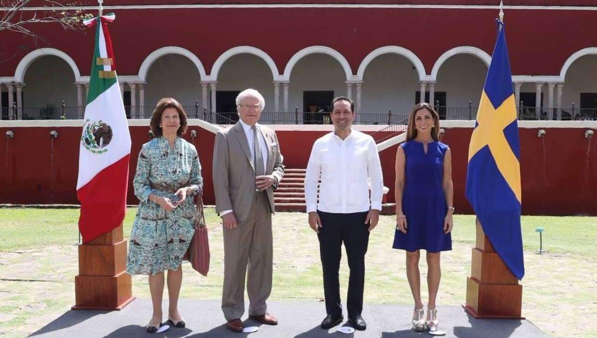 Los Reyes de Suecia degustaron de platillos típicos de Yucatán