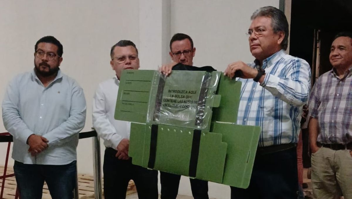 Así luce el material electoral