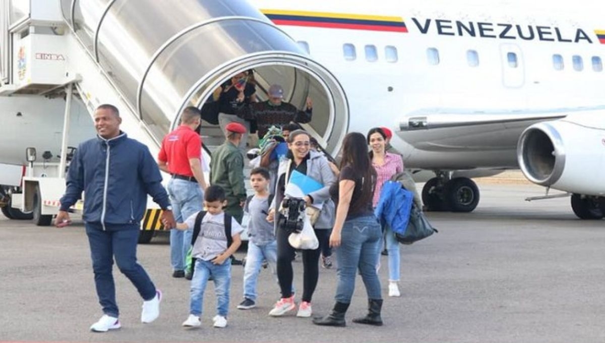 80 migrantes venezolanos retornaron desde México a través del programa Vuelta a la Patria 80 migrantes venezolanos retornaron desde México a través del programa Vuelta a la Patria