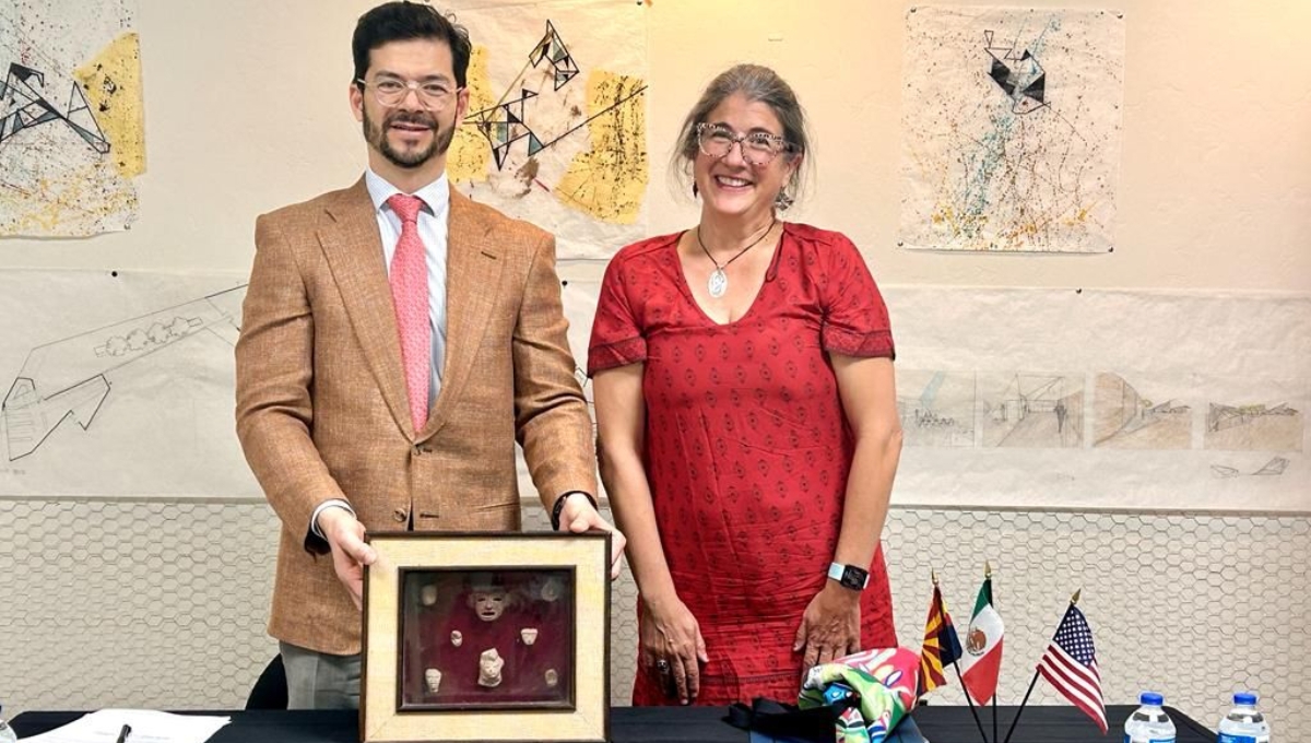 Son 13 piezas de origen teotihuacano que le pertenecían a una mujer en Estados Unidos