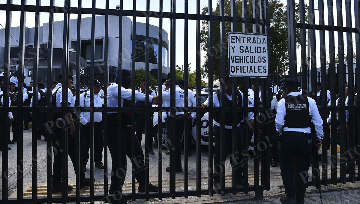 La Secretaría de Protección y Seguridad Ciudadana fue tomada desde el cambio de turno
