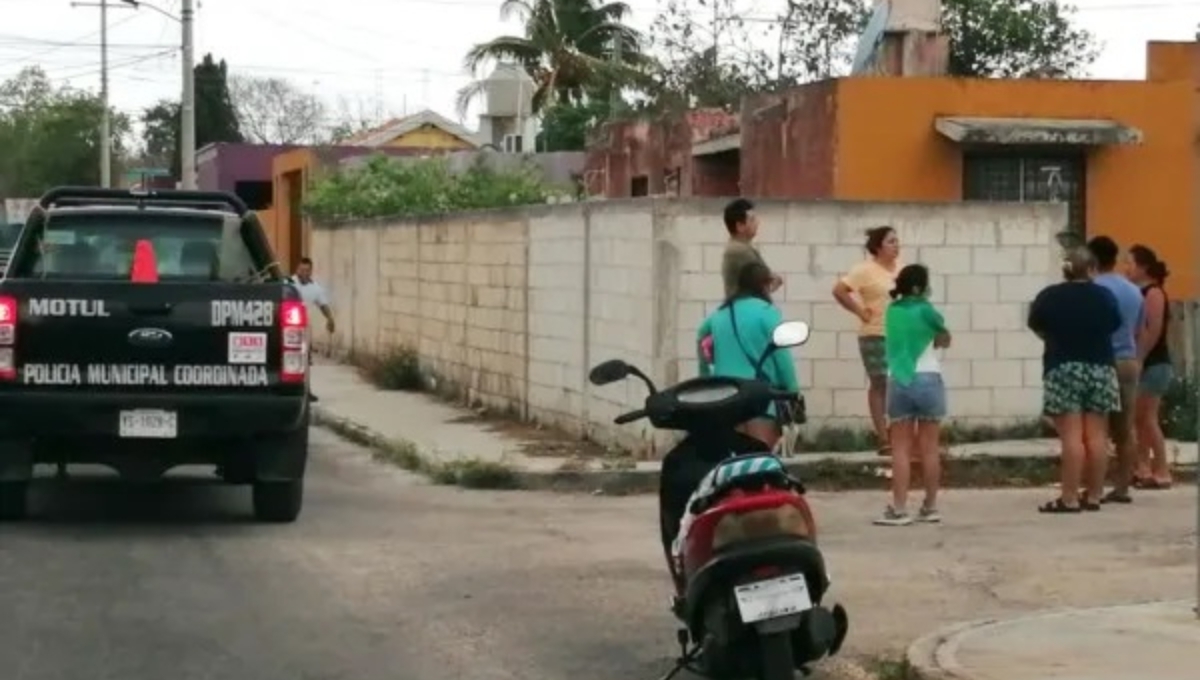 La policía de Motul arribó tras el reporte de balazos sin que se tuvieran personas detenidas