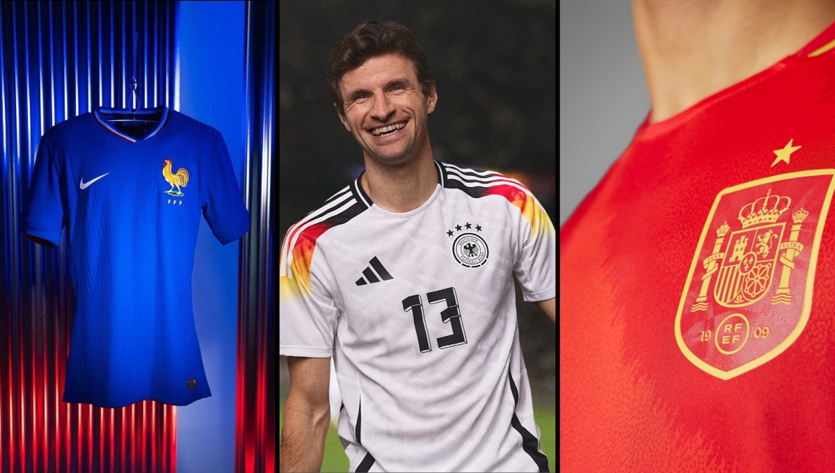 Eurocopa 2024: Así se ven las jerseys que lucirán los equipos del Viejo Continente