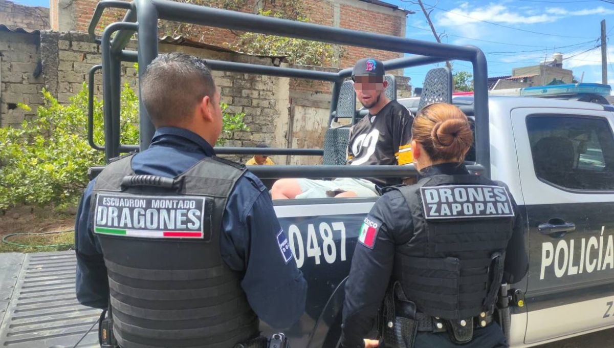 Elementos policiacos afianzaron al hombre en el área natural Elementos policiacos afianzaron al hombre en el área natural