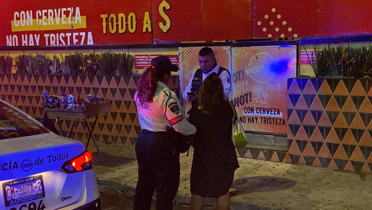 Las detenidas fueron trasladadas al Juzgado Cívico derivado a la falta de denuncia