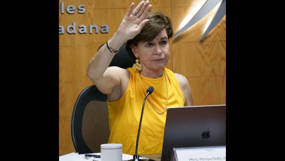 Busca Morena la destitución de Mireya Gally Jordá, presidenta del Instituto electoral ce Morelos, luego de ser descubierta junto a Jorge Messeguer, asesor de Lucy Meza, candidata del PRIAN Busca Morena la destitución de Mireya Gally Jordá, presidenta del Instituto electoral ce Morelos, luego de ser descubierta junto a Jorge Messeguer, asesor de Lucy Meza, candidata del PRIAN
