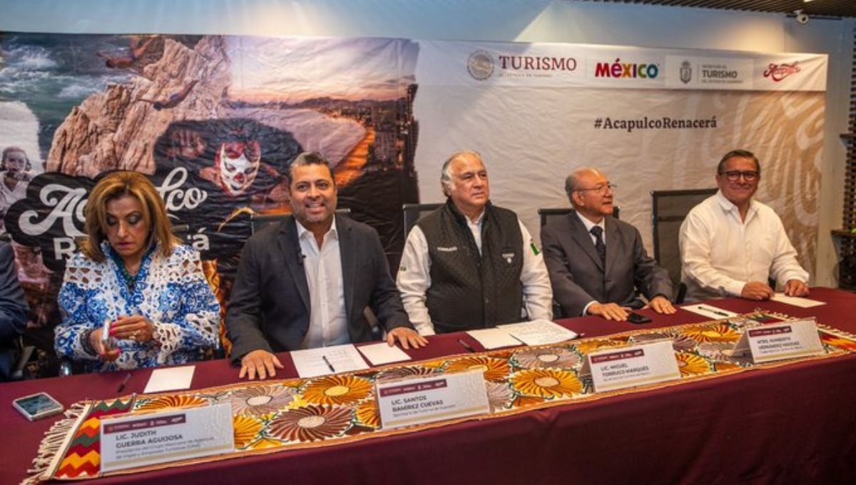 El Tianguis Turístico que se celebrará del 8 al 12 de abril en el puerto de Acapulco, avanza con paso firme y demostrará que este destino turístico se ha repuesto del paso del Huracán Otis El Tianguis Turístico que se celebrará del 8 al 12 de abril en el puerto de Acapulco, avanza con paso firme y demostrará que este destino turístico se ha repuesto del paso del Huracán Otis
