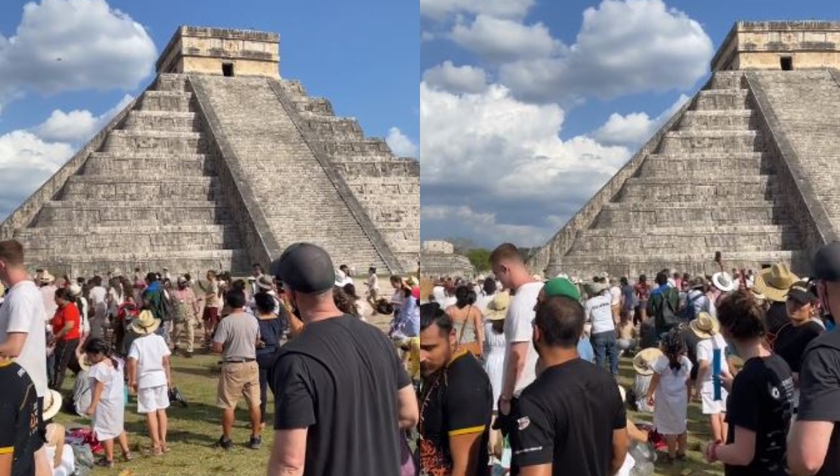 Kukulcán fue captado en su descenso de Chichén Itzá