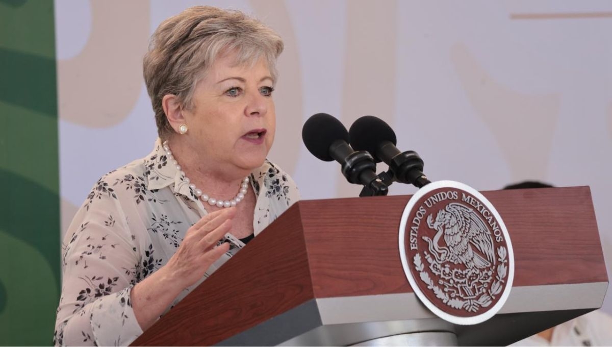 Alicia Bárcena indicó que la Secretaría de Relaciones Exteriotres diseña un plan de apoyo a connacionales debido a la Ley SB4