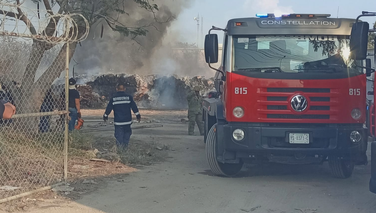 La columna de humo se alcanzaba a ver desde varios kilómetros