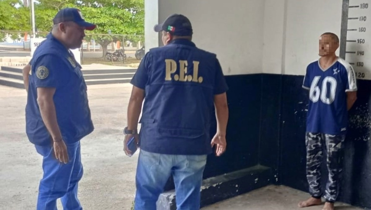 Marvin Alejandro Nájera flores, alias "El Nájera", intentó agredir a los oficiales, por lo que fue controlado
