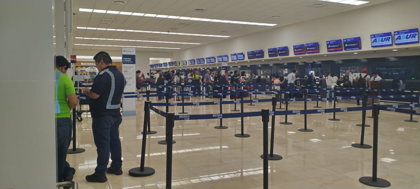 Son tres vuelos afectados en el aeropuerto de Mérida