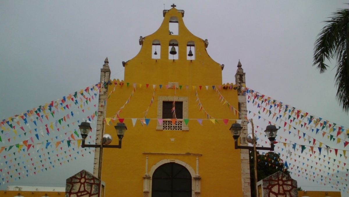 El trayecto concluye en el Santuario de la Virgen, ubicado en el primer cuadro del municipio de Tetiz El trayecto concluye en el Santuario de la Virgen, ubicado en el primer cuadro del municipio de Tetiz