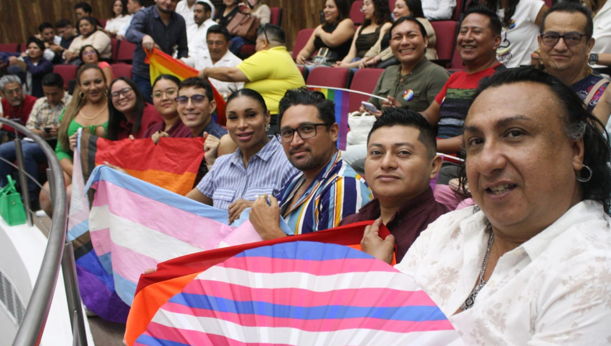 Colectivos LGBTI+ celebraron lo ocurrido en el Congreso de Yucatán Colectivos LGBTI+ celebraron lo ocurrido en el Congreso de Yucatán