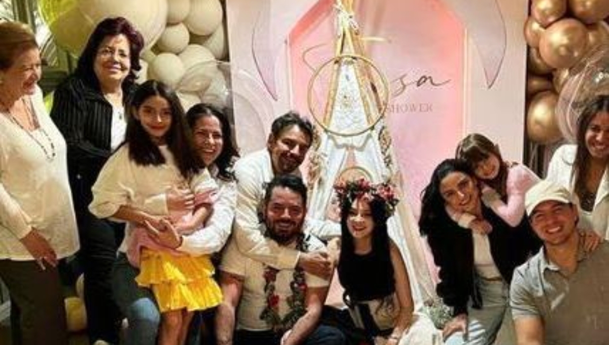 Sin Victoria Ruffo, José Eduardo Derbez celebra el ‘baby shower’ de su hija Tessa
