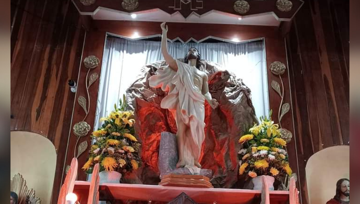 Celebran misa de Resurrección de Jesucristo en Sabancuy, Ciudad del Carmen