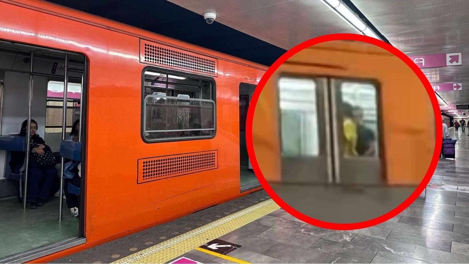 Captan a pareja teniendo relaciones íntimas en el último vagón del Metro de la CDMX: VIDEO