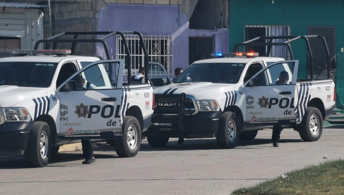 Patrulleros estuvieron verificando si encontraban casquillos percutidos Patrulleros estuvieron verificando si encontraban casquillos percutidos