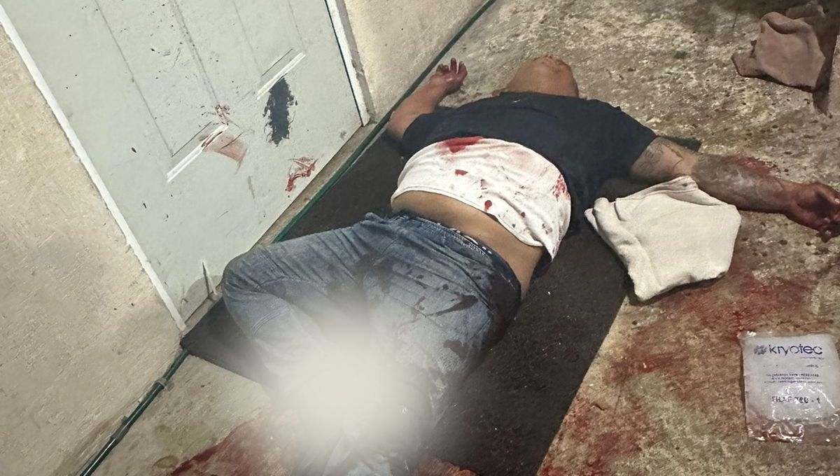 Un hombre fue atacado este viernes en Cancún Un hombre fue atacado este viernes en Cancún
