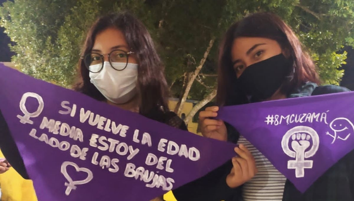 Así se vivió la manifestación en Cuzamá Así se vivió la manifestación en Cuzamá