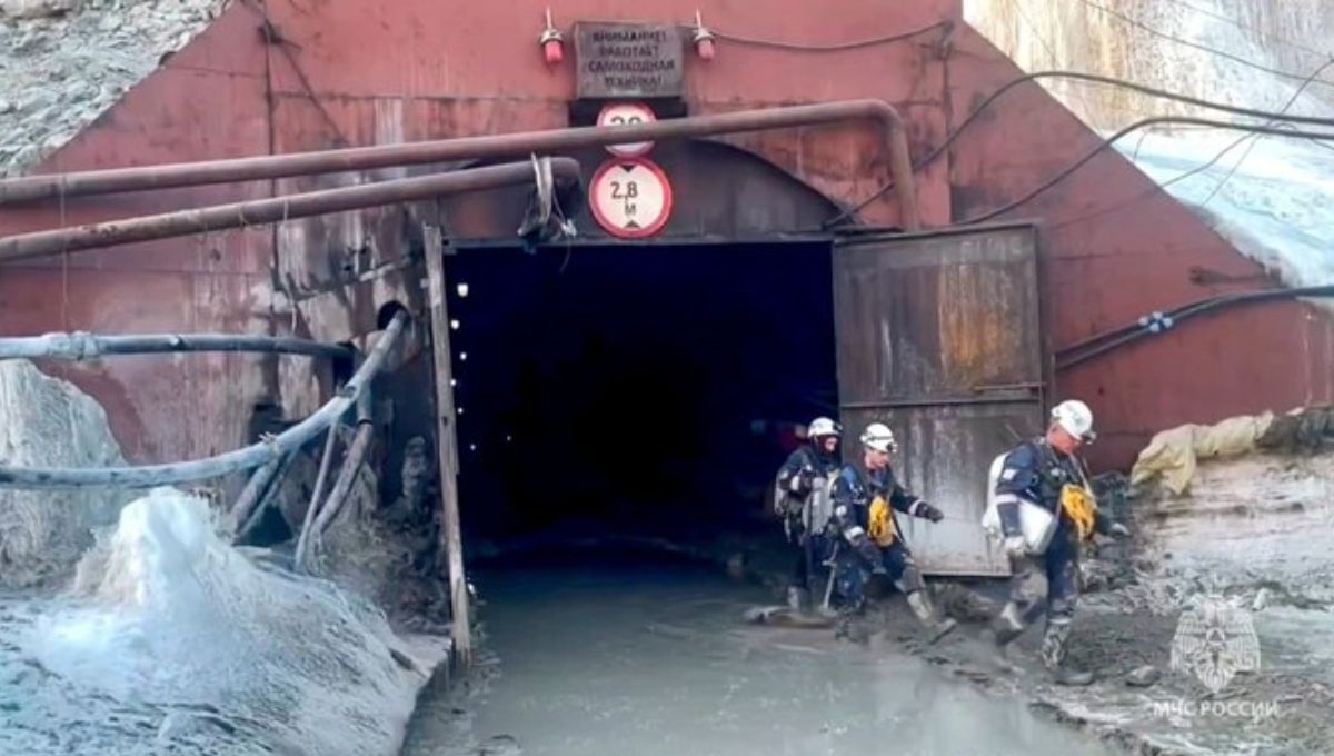 Operación de rescate en Rusia concluye sin hallar a mineros tras derrumbe en mina de oro